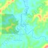 Mapa topográfico Long Nawang, altitude, relevo