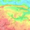 Mapa topográfico Le Bechis, altitude, relevo