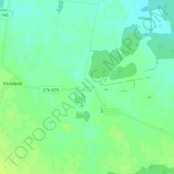 Mapa topográfico Chaikino, altitude, relevo