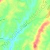 Mapa topográfico Damon, altitude, relevo