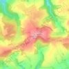 Mapa topográfico Jardin Napoléon, altitude, relevo