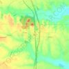 Mapa topográfico Ferris, altitude, relevo