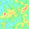 Mapa topográfico Kattangal, altitude, relevo