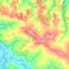 Mapa topográfico Lagarenne, altitude, relevo