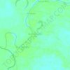 Mapa topográfico Muara Bengkal Ulu, altitude, relevo