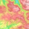 Mapa topográfico Bel Air Bas, altitude, relevo