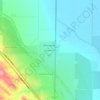 Mapa topográfico Kettleman City, altitude, relevo