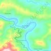 Mapa topográfico Puerto Leguia, altitude, relevo