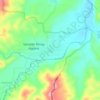 Mapa topográfico Kulaman, altitude, relevo