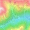 Mapa topográfico Mondelli, altitude, relevo