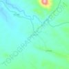 Mapa topográfico Chirinos, altitude, relevo