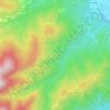 Mapa topográfico Provonda, altitude, relevo