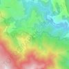 Mapa topográfico Rabeyrals, altitude, relevo