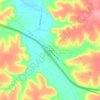 Mapa topográfico Segovia, altitude, relevo