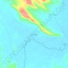 Mapa topográfico Huilasipe, altitude, relevo