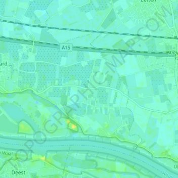 Mapa topográfico Wely, altitude, relevo