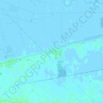 Mapa topográfico Molino di Filo, altitude, relevo