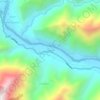 Mapa topográfico Shang, altitude, relevo