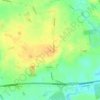 Mapa topográfico Bavnen, altitude, relevo