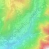 Mapa topográfico Plésod, altitude, relevo