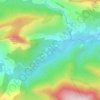 Mapa topográfico Vascognes, altitude, relevo