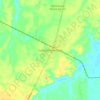 Mapa topográfico Estación Chontalpa, altitude, relevo