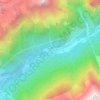 Mapa topográfico Livet, altitude, relevo