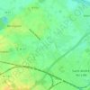 Mapa topográfico Le Corbeau, altitude, relevo