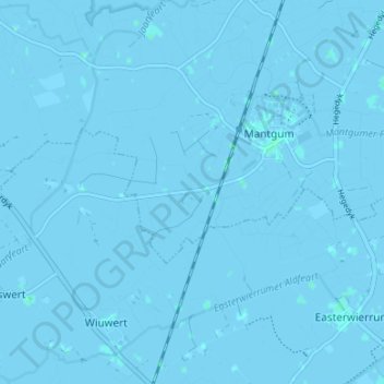 Mapa topográfico Skilleard, altitude, relevo