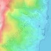 Mapa topográfico Pojo, altitude, relevo
