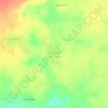 Mapa topográfico Queimada Grande, altitude, relevo