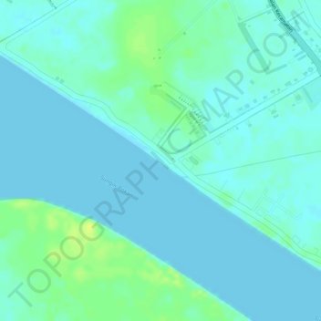 Mapa topográfico Batu Enam, altitude, relevo