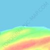 Mapa topográfico Sand Point, altitude, relevo
