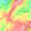 Mapa topográfico Estremil, altitude, relevo