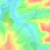 Mapa topográfico Pres des Petites Fontenell, altitude, relevo