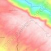 Mapa topográfico Tamboboan, altitude, relevo