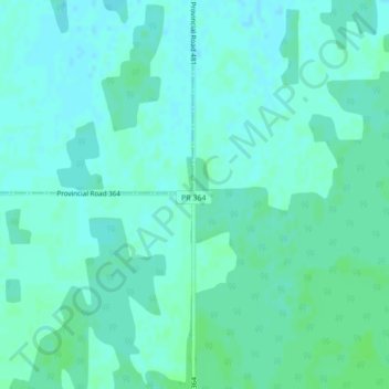 Mapa topográfico Weiden, altitude, relevo