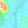 Mapa topográfico Nonongan Utara, altitude, relevo
