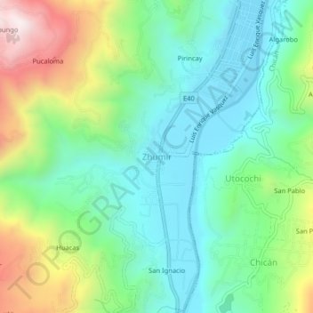 Mapa topográfico Zhumir, altitude, relevo