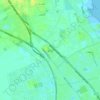 Mapa topográfico An Nabiah, altitude, relevo