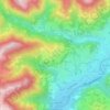 Mapa topográfico Orezzo, altitude, relevo