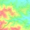 Mapa topográfico Kerlann, altitude, relevo