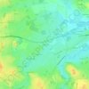 Mapa topográfico La Siauve, altitude, relevo