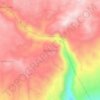 Mapa topográfico Blang Pulo, altitude, relevo