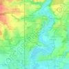 Mapa topográfico Le Sabot Doré, altitude, relevo