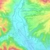 Mapa topográfico Mologno, altitude, relevo