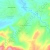 Mapa topográfico Haligue Kanluran, altitude, relevo