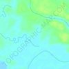 Mapa topográfico Sempan Timur, altitude, relevo