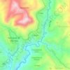 Mapa topográfico El Guabo, altitude, relevo