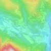 Mapa topográfico Codogna, altitude, relevo
